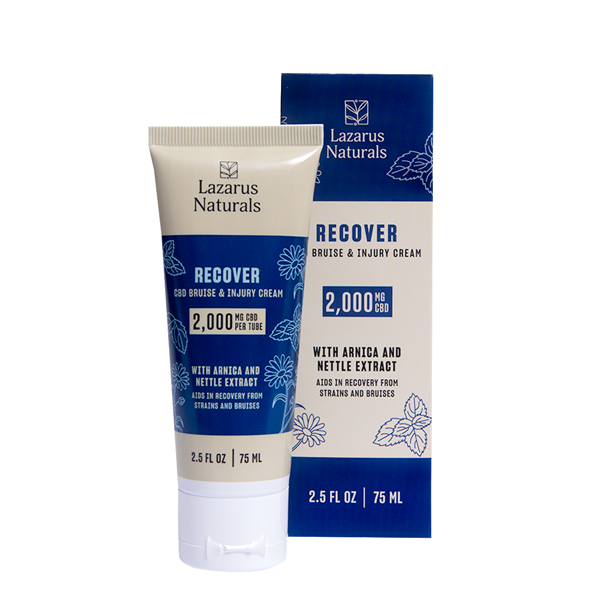 RECOVER — CBD BRUISE & INJURY CREAM 2000 MG Heights Apothecary